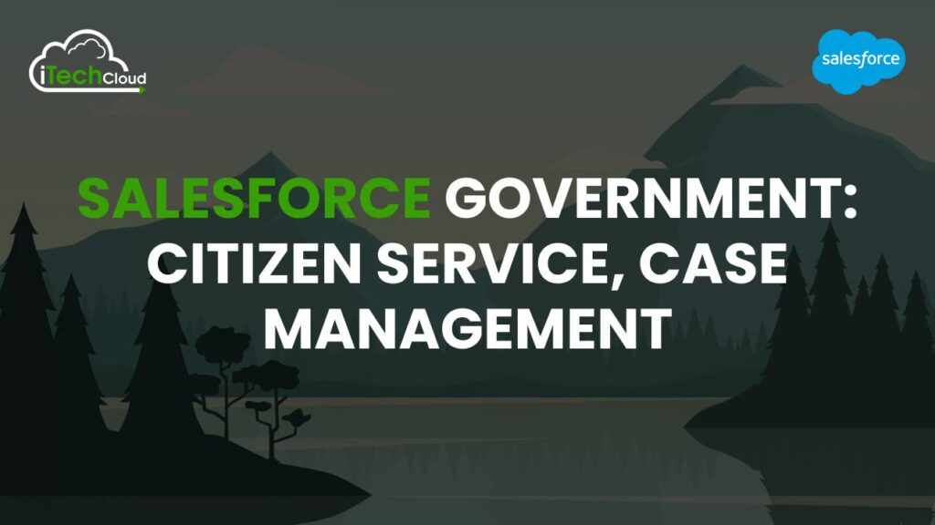 Salesforce Government: Citizen Service, Case Management